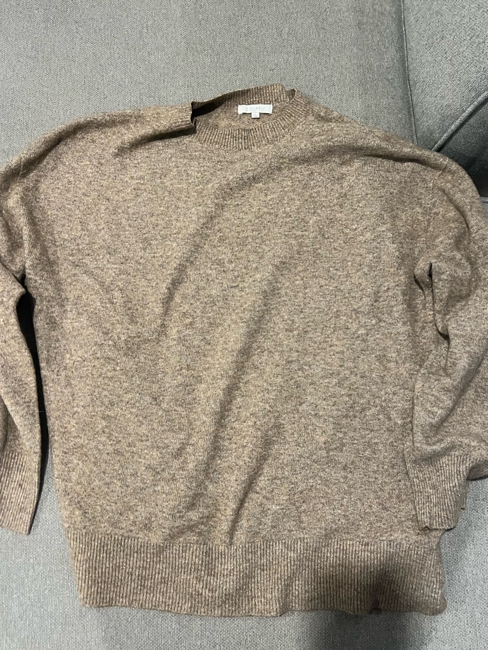 Classic Women’s Z Supply Crewneck Sweater in Beige